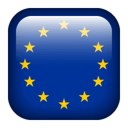 Bandera cuadrada Unión Europea