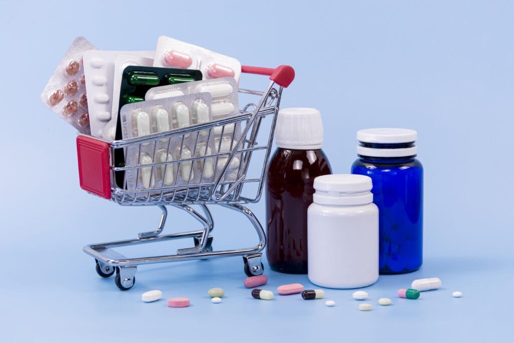 Carrito con medicación