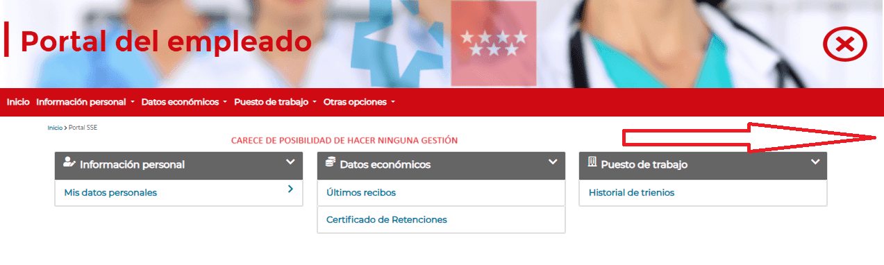 Portal del empleado en A.E.